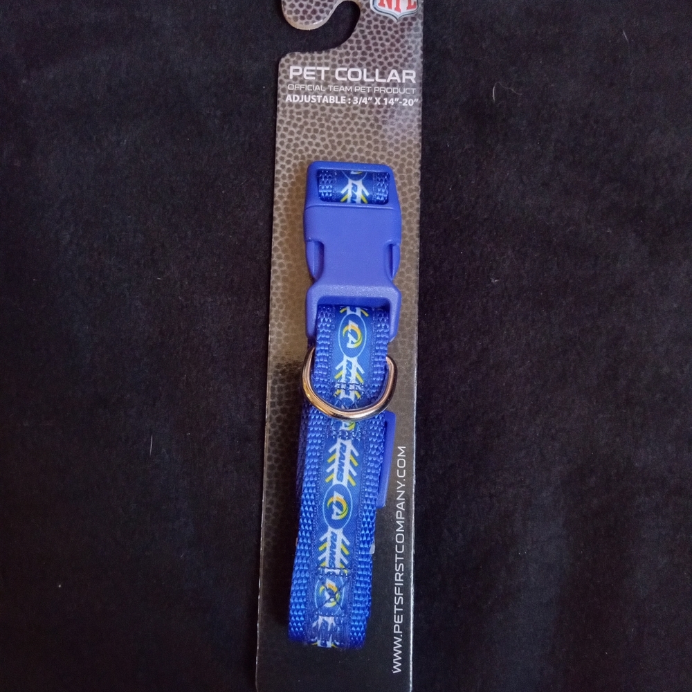 3/$30 NFL 🏈 RAMS PET COLLAR